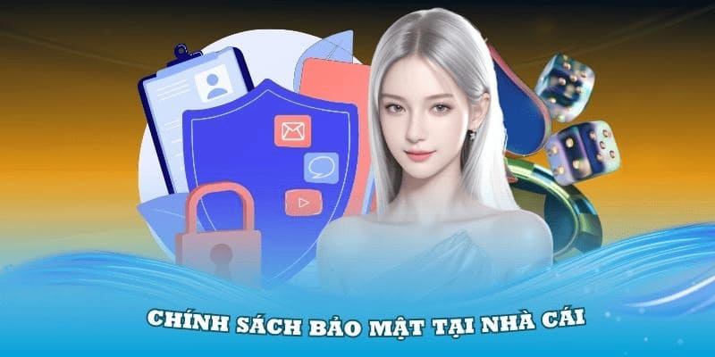 Khám phá nội dung trong chính sách bảo mật a woman with a blue background
