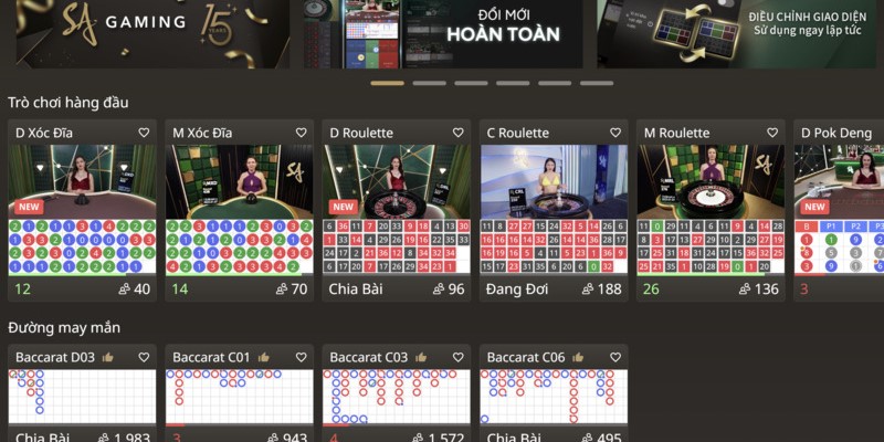 Một số tựa game hot được yêu thích tại SA Gaming Một số tựa game hot được yêu thích tại SA Gaming