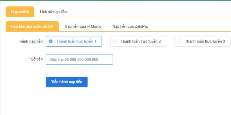 EG88 cung cấp nhiều cổng nạp tiền tiện lợi cho hội viên EG88 cung cấp nhiều cổng nạp tiền tiện lợi cho hội viên